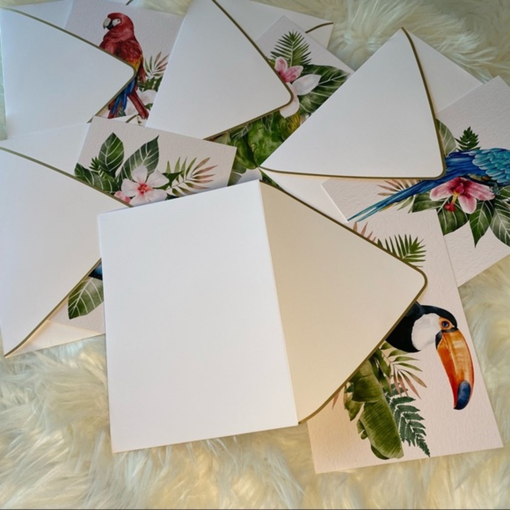 Set of Five “Amazonia Series” Elegant Greeting Cards & Luxury Envelopes - Picture 12 of 15